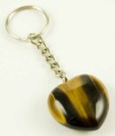 Keyring Heart Tigers Eye