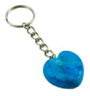 Keyring Heart Turquoise