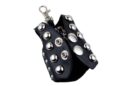Keyring Black Jacket With Studs