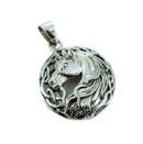 Pendant Silver Unicorn 3.5cm Lisa Parker Licensed