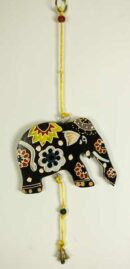 Elephant Black Hanging Wooden