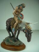 Indian On Horse End Of Trail 8 Inch