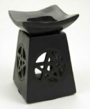 Oil Burner Soapstone Pentagram