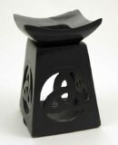 Oil Burner Soapstone Triquetra