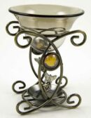 Oil Burner With Clear Glass