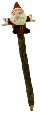 Pencil Father Christmas 20cm