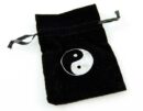 Pouch Black Ying Yang 10x7.5cm 5pcs