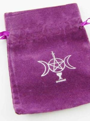 Pouch Purple Wicca 10x7.5cm 5pcs