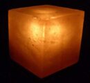 Salt Lamp Cube Wooden Base