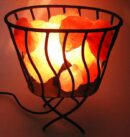 Salt Stones In Iron Basket