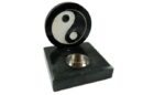 Soapstone T-Light Holder Ying Yang
