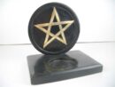 Soapstone Tea-Light Pentagram