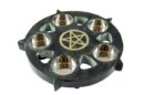 Soapstone T-Light Holder Pentagram