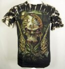 T-Shirt Medium Skeleton Rivets