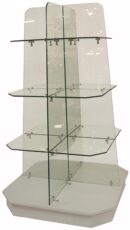 Glass Display Gondola 800X800X1379mm W Code 99524