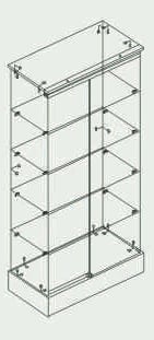 Cabinet 1000x400x1800