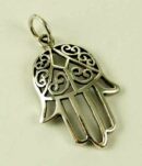 Silver Pendant Fatima Hand