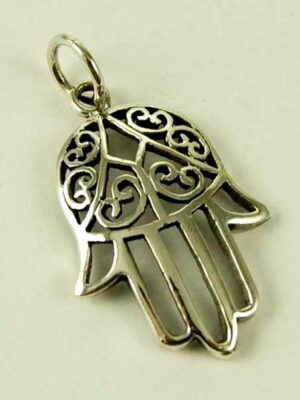 Silver Pendant Fatima Hand