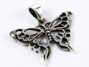 Pendant Silver Butterfly Fancy Cut