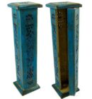 Incense Holder Tower Blue