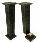 Incense Holder Tower Black
