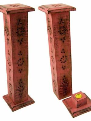 Incense Holder Tower Pink