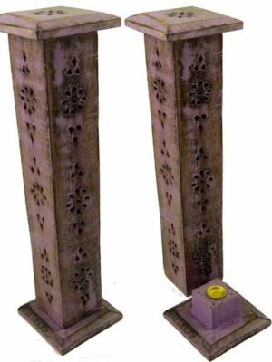 Incense Holder Tower Purple