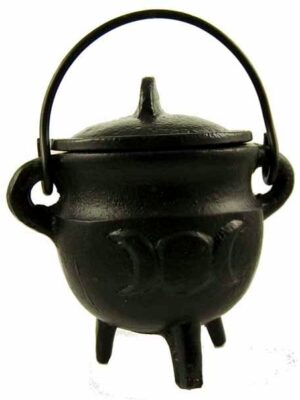 Cauldron Black Pagan Moon 11cm