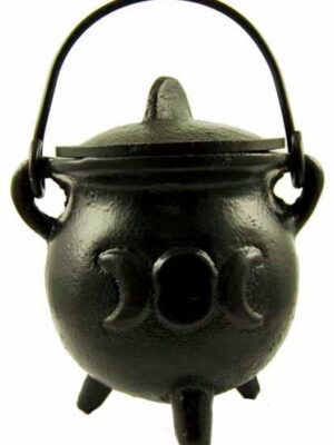 Cauldron Black Pagan Moon 11cm