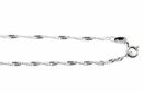 Silver Chain Singapore Curb 16 Inch