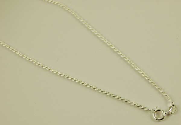 Silver Chain Rope 16 Inch