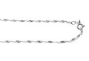Silver Chain Singapore Curb 18 Inch