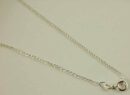 Silver Chain Long Curb 18 Inch