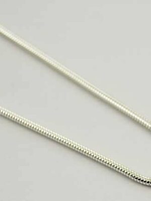 Silver Chain Snake 18 Inch