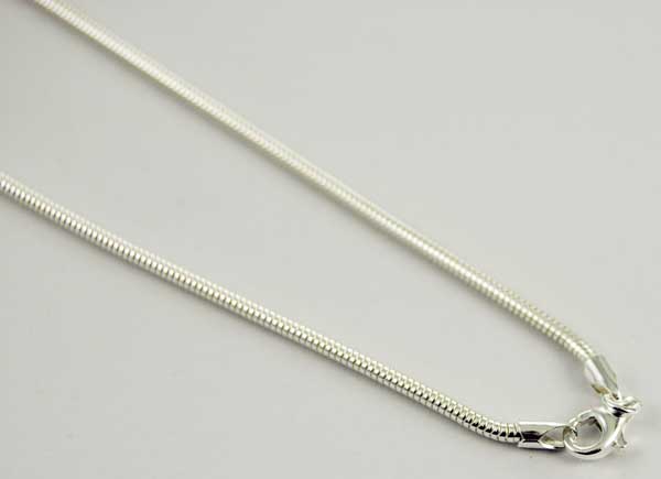 Silver Chain Snake 24 Inch