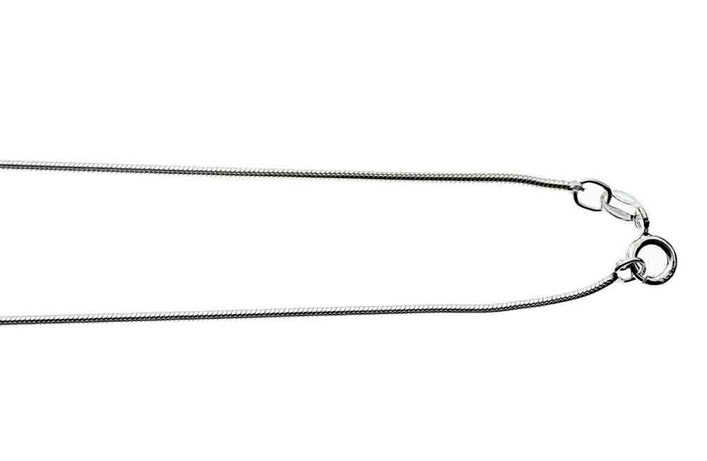 Silver Chain Snake 24 Inch