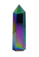 Point Black Obsidian Rainbow Aura